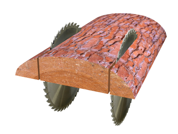 обрезка ромок горбыля