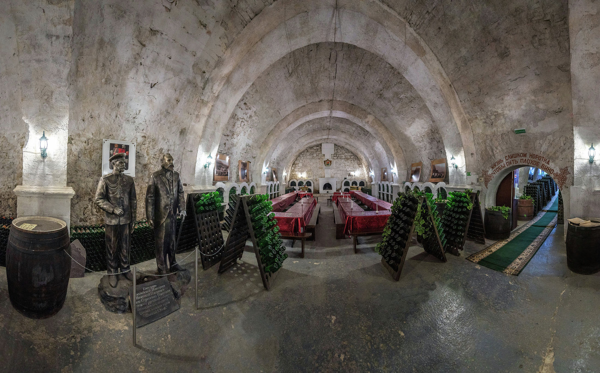 Голицынские подвалы
Фото предоставлено Домом шампанских вин «Новый Свет»