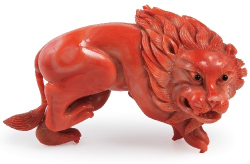 Фигурка льва, Китай, начало XX века