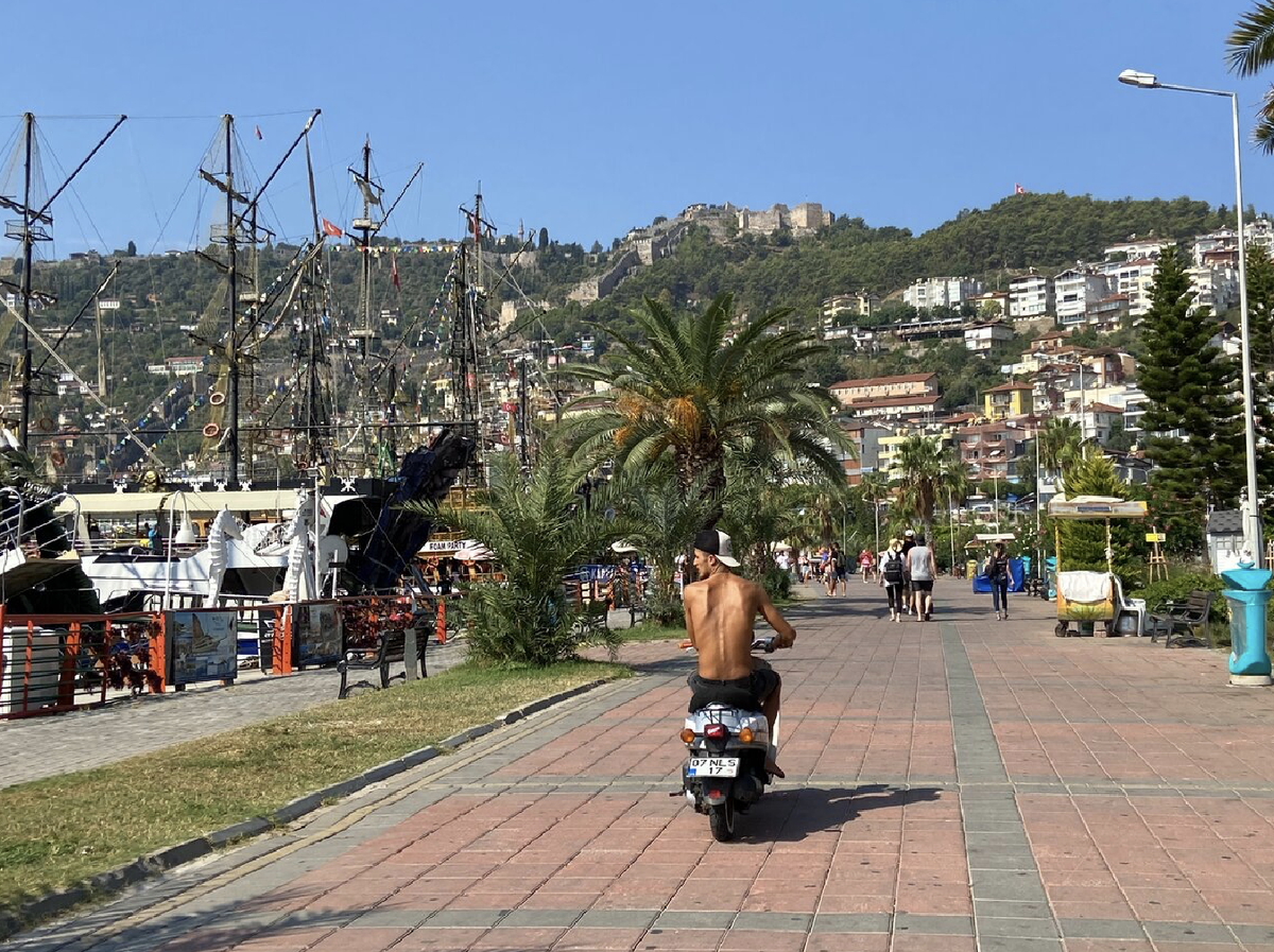 Порт в Аланье. Турция