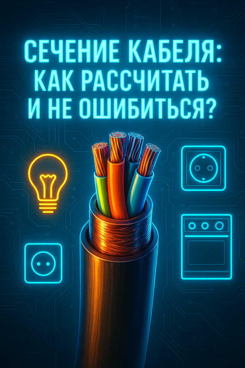 Как рассчитать сечение кабеля