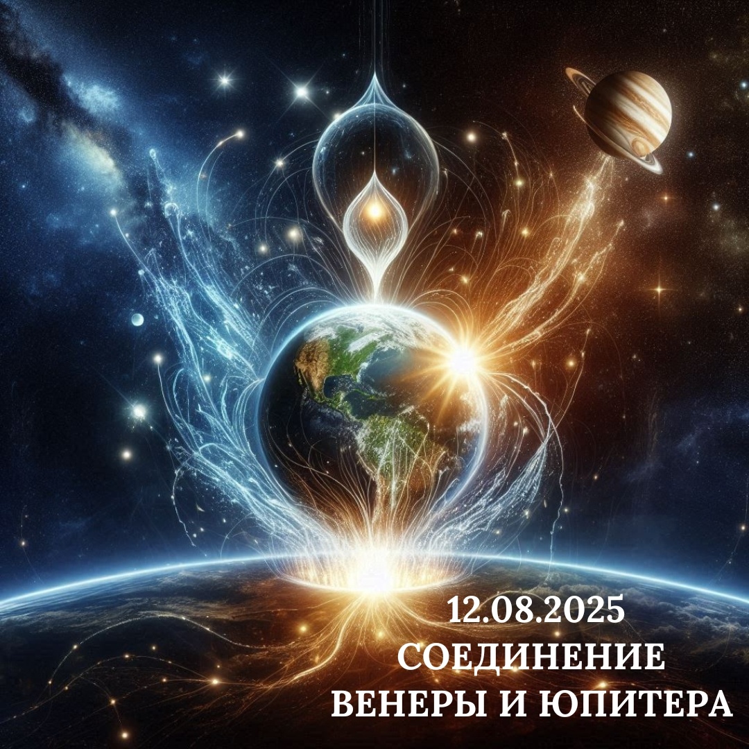 12.08.2025 Соединение Венеры и Юпитера в Раке. Астролог Екатерина Юдина 