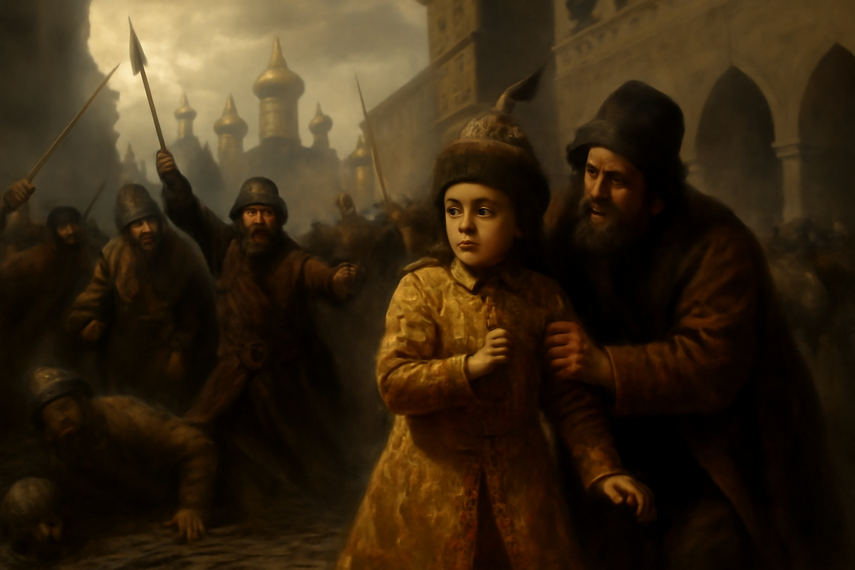 Детство Петра I: как стрелецкий бунт 1682 года повлиял на формирование личности будущего императора