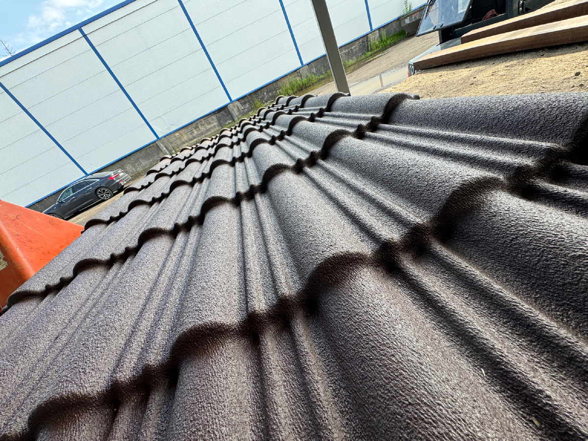 Кровля Гумибо. Цвет серо-коичневый. 