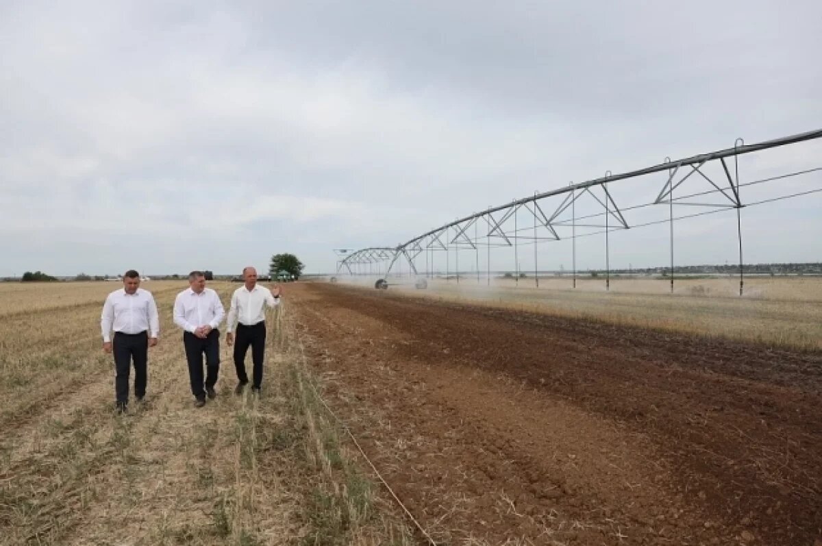    В Волгограде начались испытания дождевальной машины собственной разработки