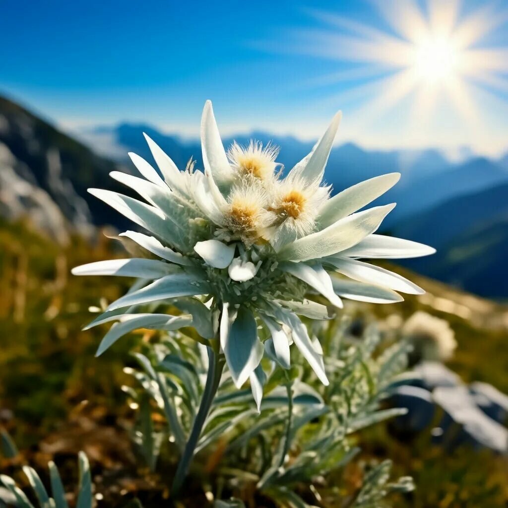 1. Эдельвейс (Leontopodium alpinum)