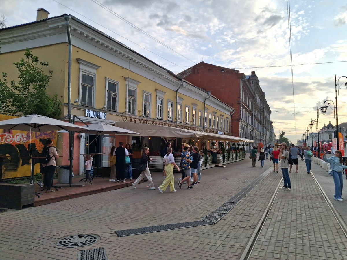 Старинная купеческая улица Нижнего Новгорода. Фото автора. 
