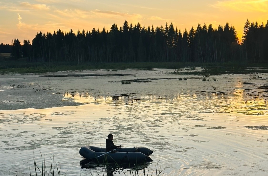 пруд в марийской деревне Пелемеш, Республика Татарстан, создан жителями села (фото из личного архива)