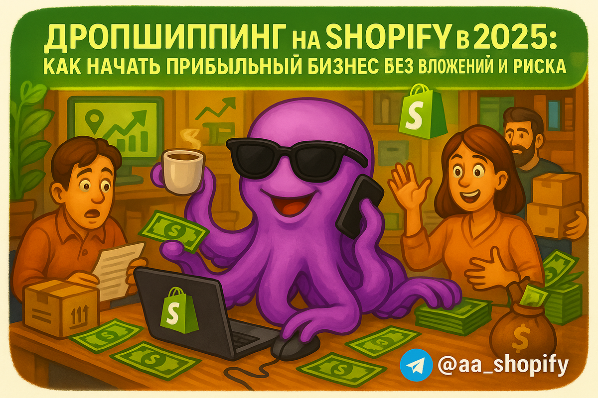    Дропшиппинг на Shopify в 2025: Как начать прибыльный бизнес без вложений и риска aa_ecom