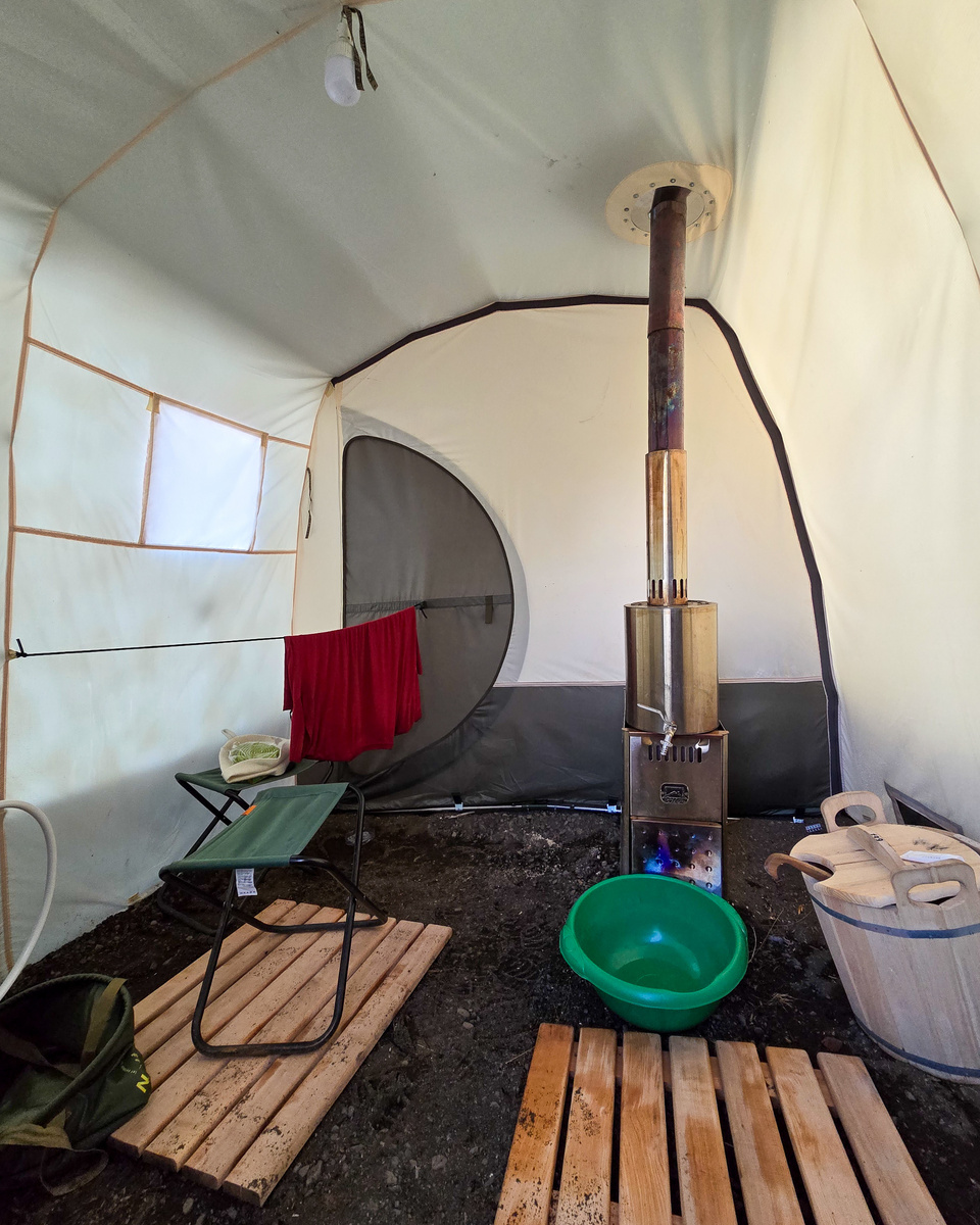 Наша походная баня