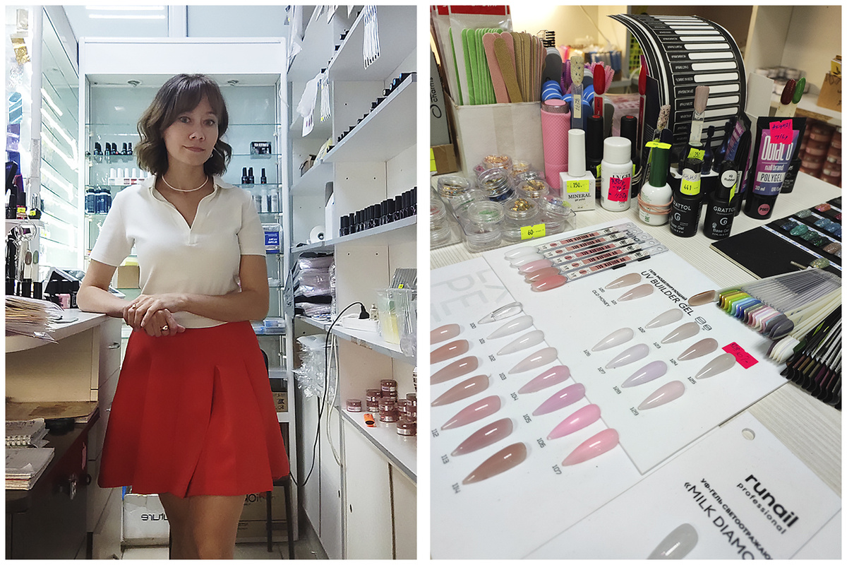 Временный консультант по товарам для ногтей) 