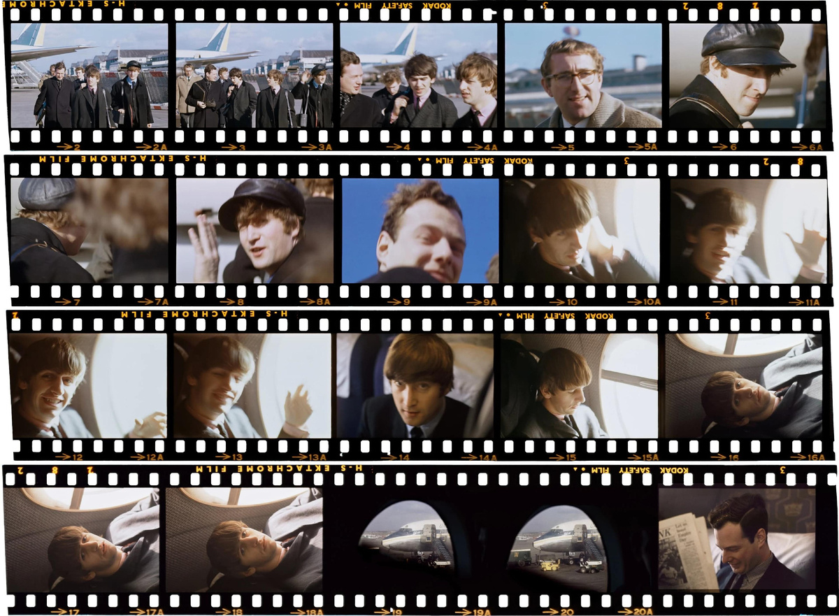 В Аэропорту Лондона, посадка на рейс до Нью-Йорка, 7 февраля 1964 года; 2025 © Paul McCartney
