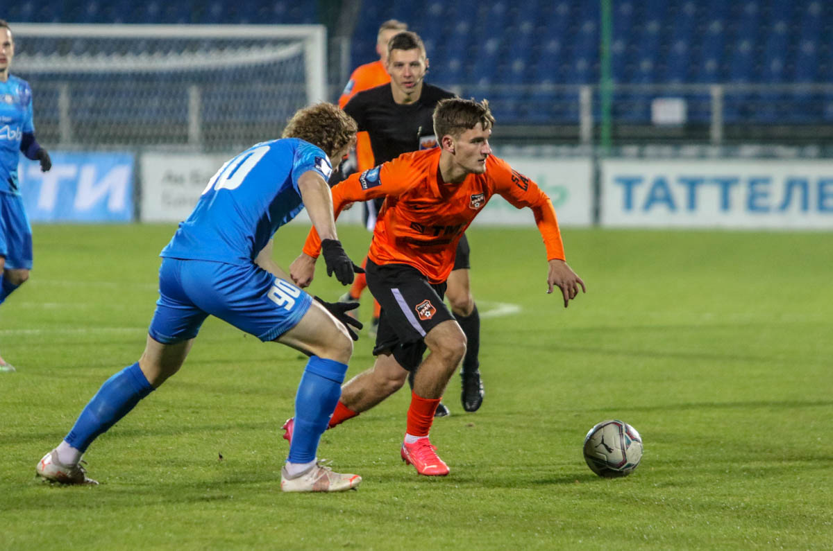 Фото пресс-службы ФК "Урал". Момент игры КАМАЗ - Урал 27.10.21