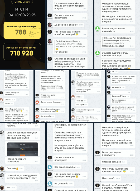 отзывы о сервисе go play donate