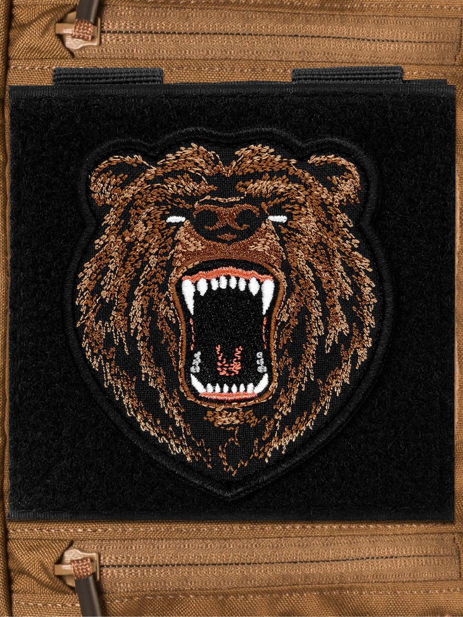 Шеврон «Медведь» на липучке. Купить на WB — https://www.wildberries.ru/catalog/246191695/detail.aspx