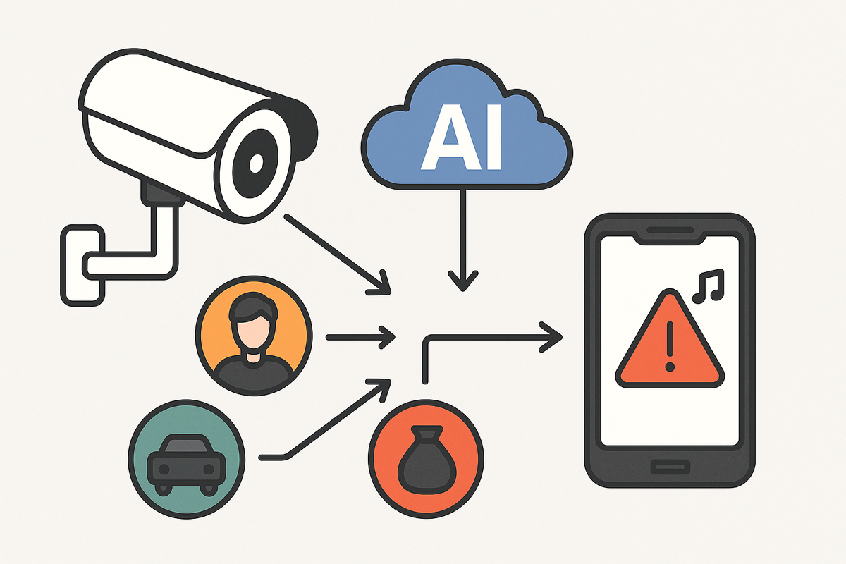 Каждое событие фиксируется, анализируется и передаётся владельцу за секунды.