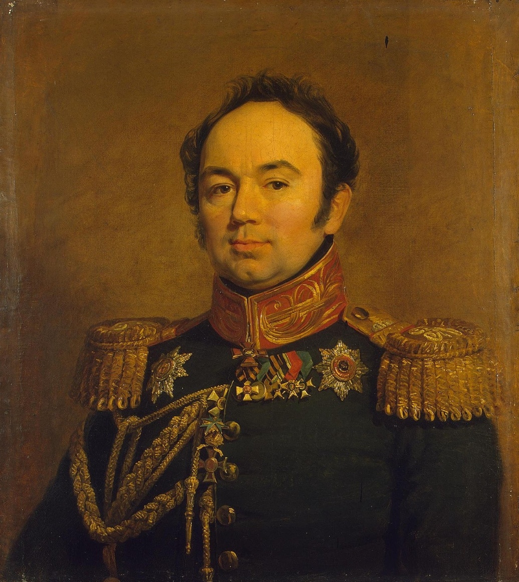 Портрет Арсения Андреевича Закревского работы Джорджа Доу.