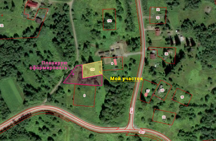 Расширение земельного участка