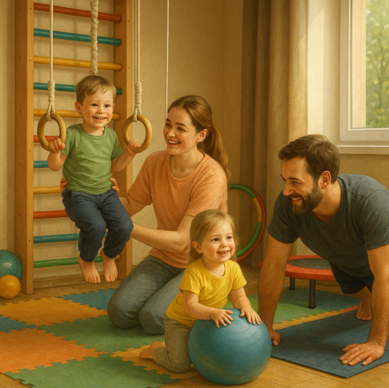 Организация домашнего мини-спортивного уголка