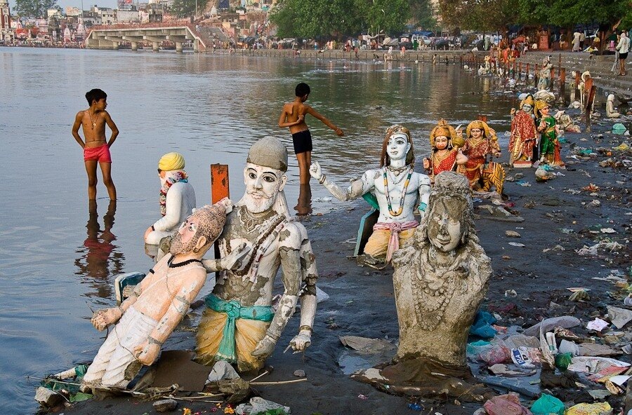 Река Ганга. Фотография взята в открытом доступе.