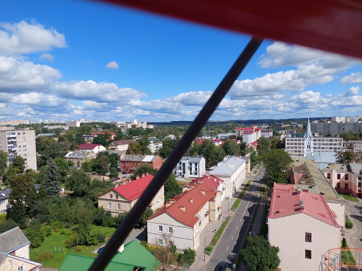 Гродно с колеса обозрения