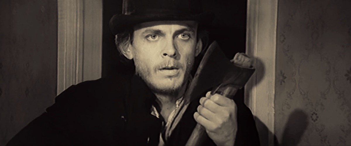           За мгновение до убийства К/ф Преступление и наказание