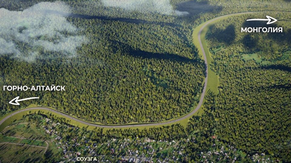    Проектирование участка реконструкции Чуйского тракта. Источник: Упрдор "Алтай"