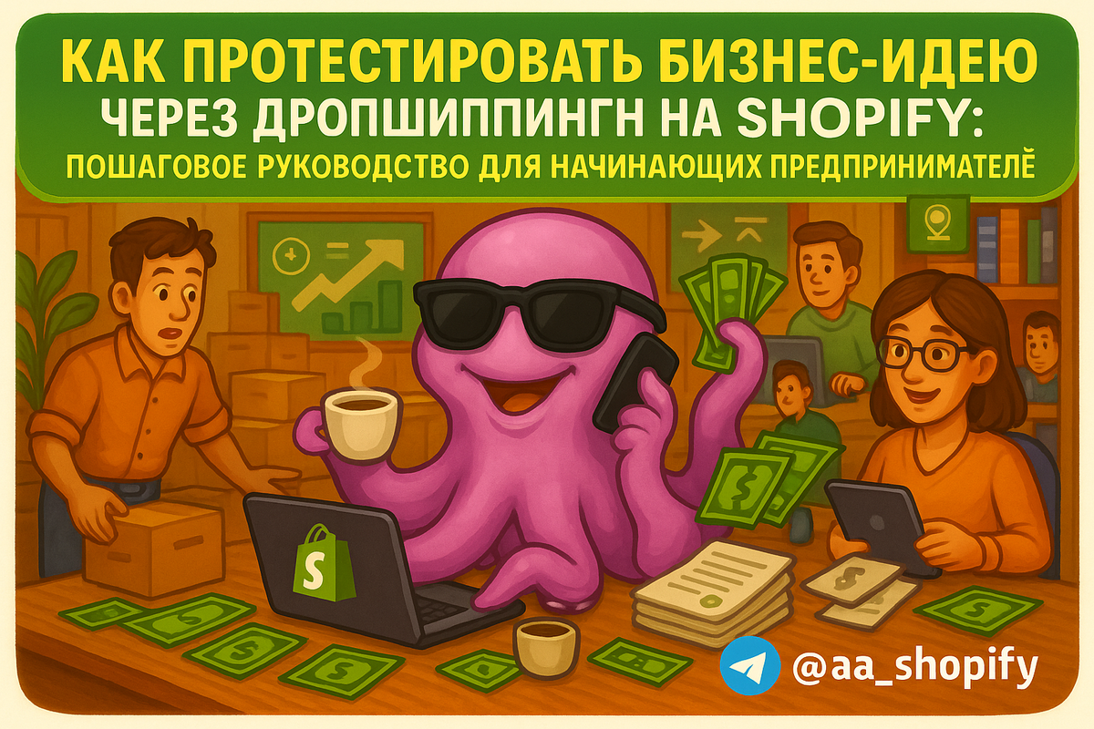    Как протестировать бизнес-идею через дропшиппинг на Shopify: пошаговое руководство для начинающих предпринимателей aa_ecom