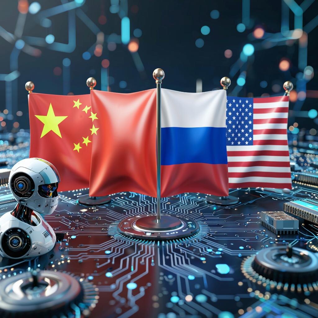 Китай, Россия и США: Сравнительный анализ темпов развития искусственного интеллекта