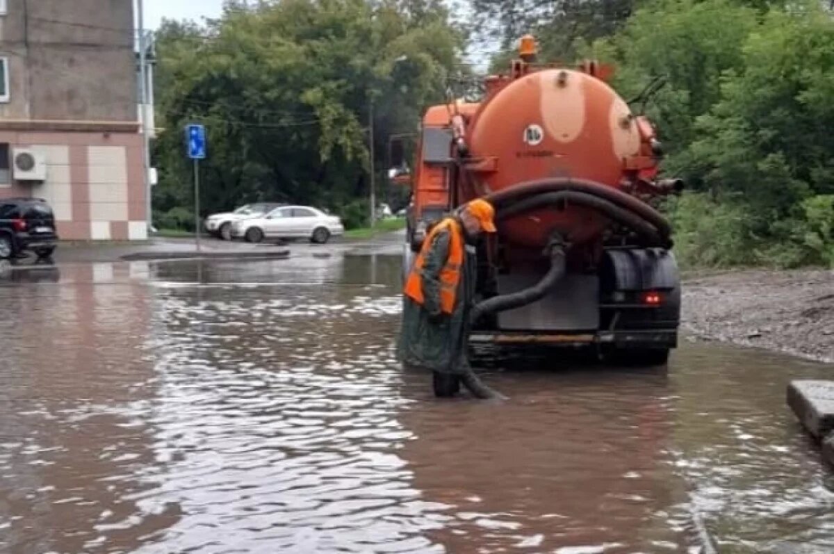    Глава УДИБ Красноярска получил представление за плохую прочистку ливневок