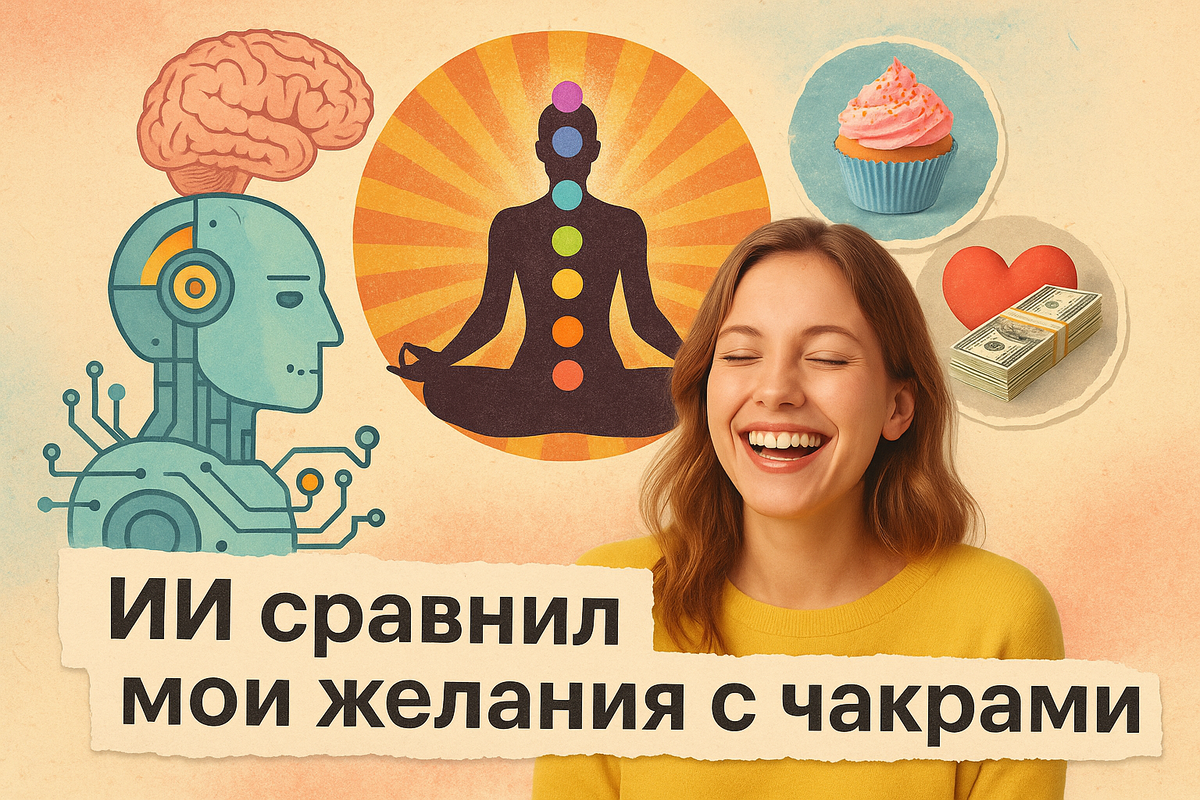 ИИ сравнил мои желания с чакрами.
