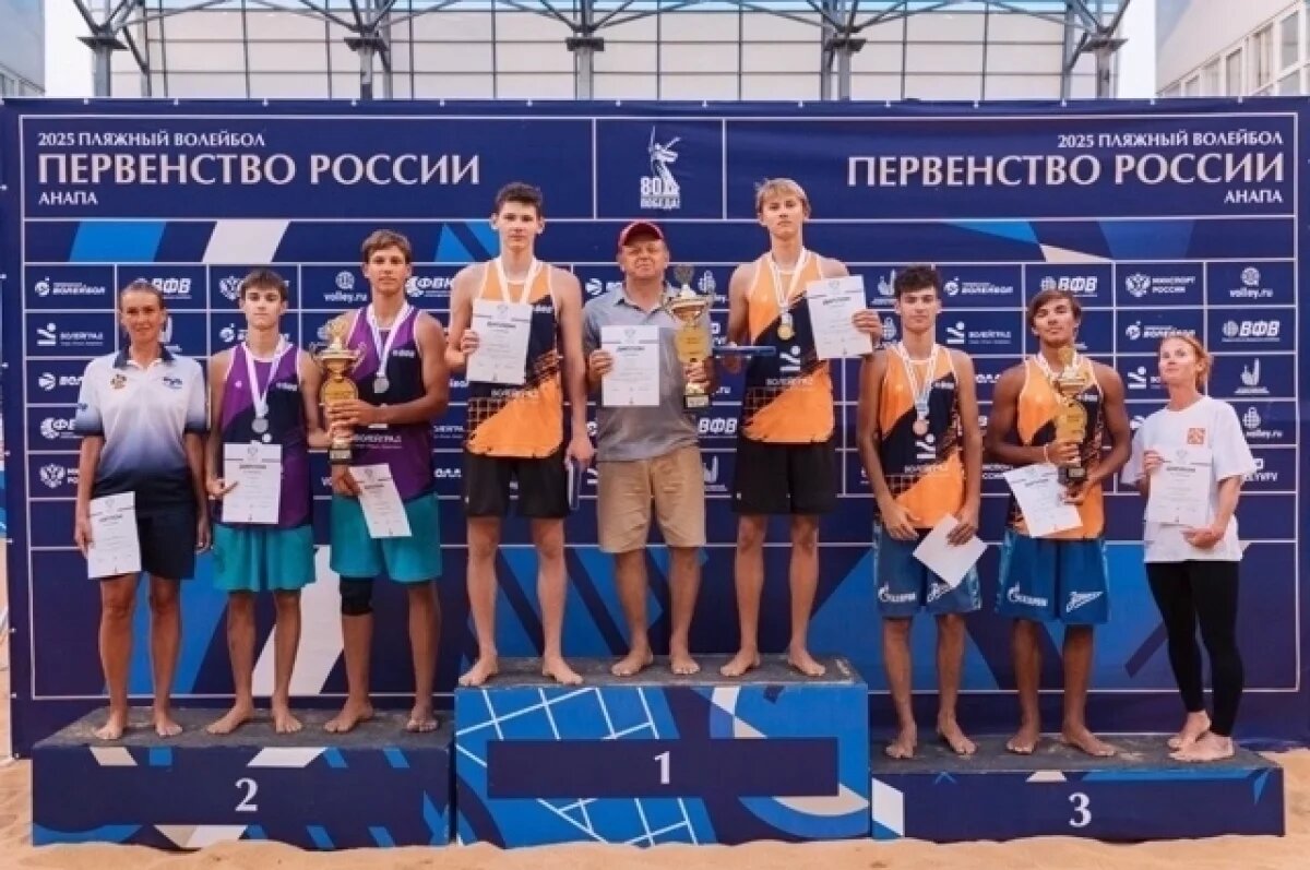    Спортсмены из Удмуртии выиграли чемпионат России по пляжному волейболу
