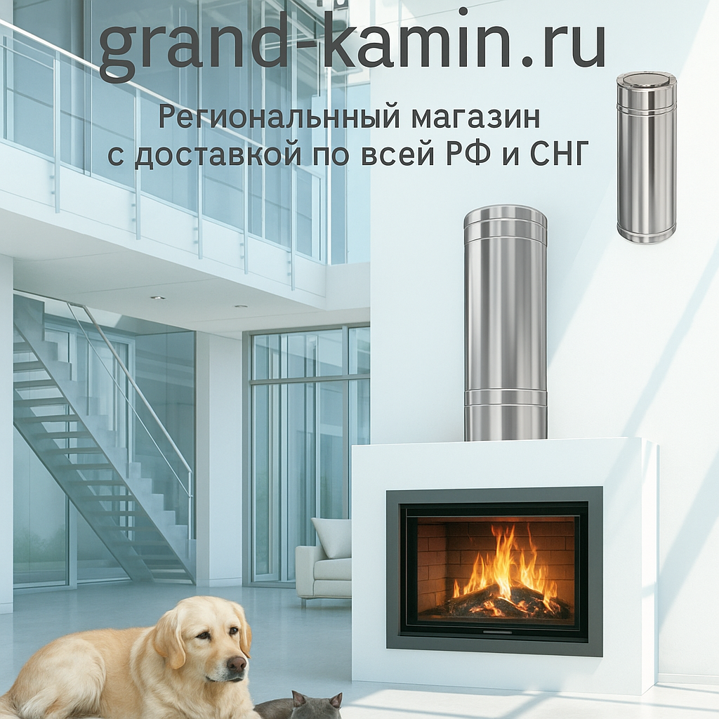   Почему утеплённый дымоход НУ02 115/165 250 мм – ваш идеальный выбор для безопасного и эффективного отопления дома Kamin