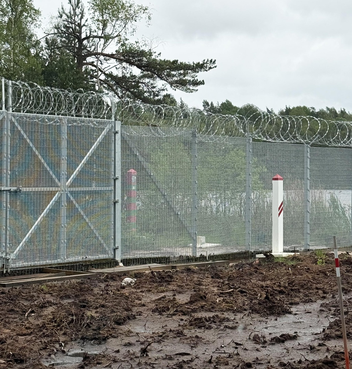 Участок латвийско-российской границы в районе Терехово © CC BY-SA 2.0 / Saeima / Agnese Zarāne