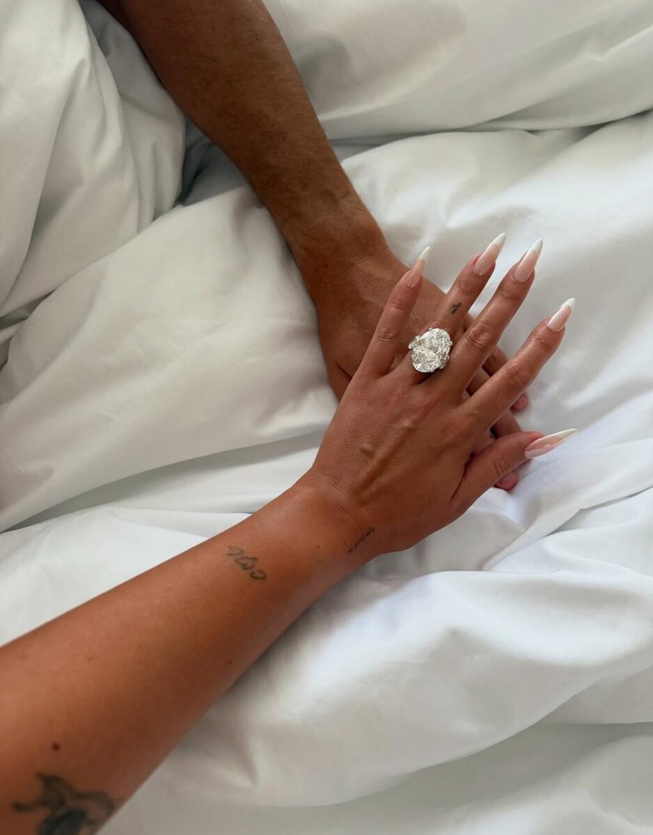 Помолвочное кольцо Джорджины Родригес - невесты Криштиану Роналду