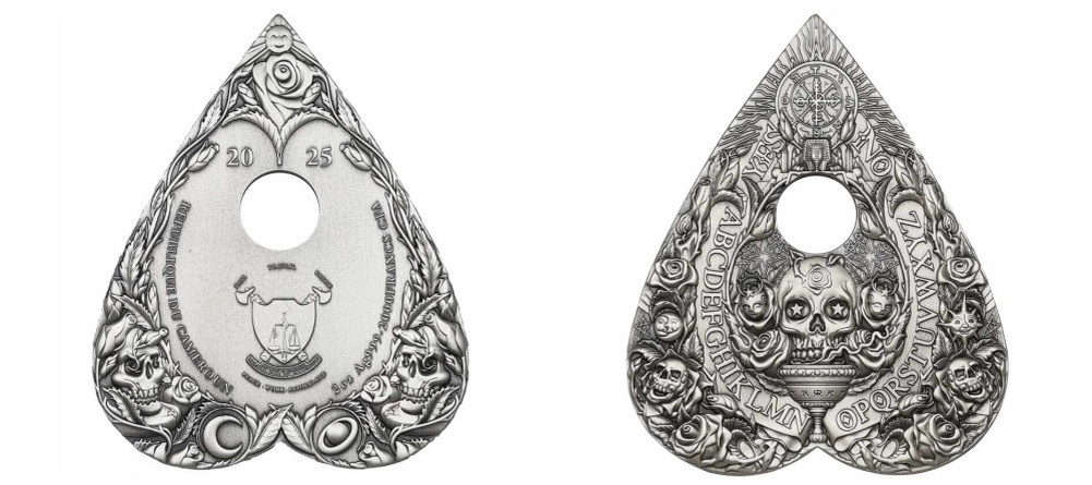    Монета в форме планшета для спиритических сеансов