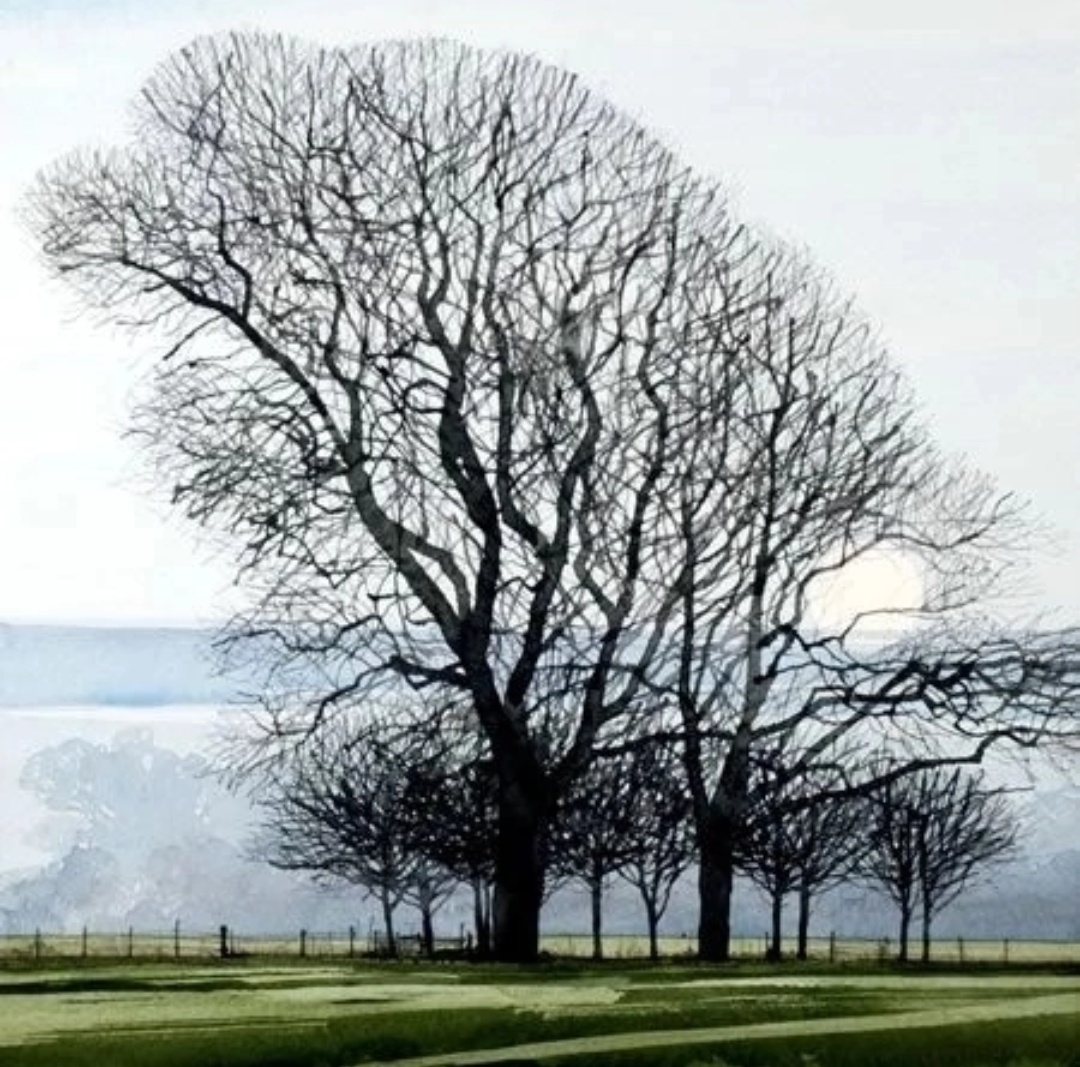 Утренний пейзаж. Художник Иан Сайдвей