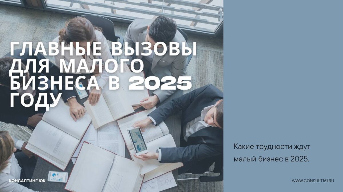 Главные вызовы для малого бизнеса в 2025 году 