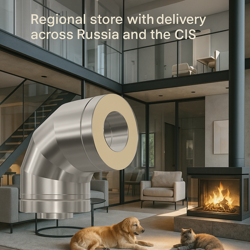    Как утепленное колено НУК 87 115/165 спасет ваш дом от холода и затрат на отопление Kamin