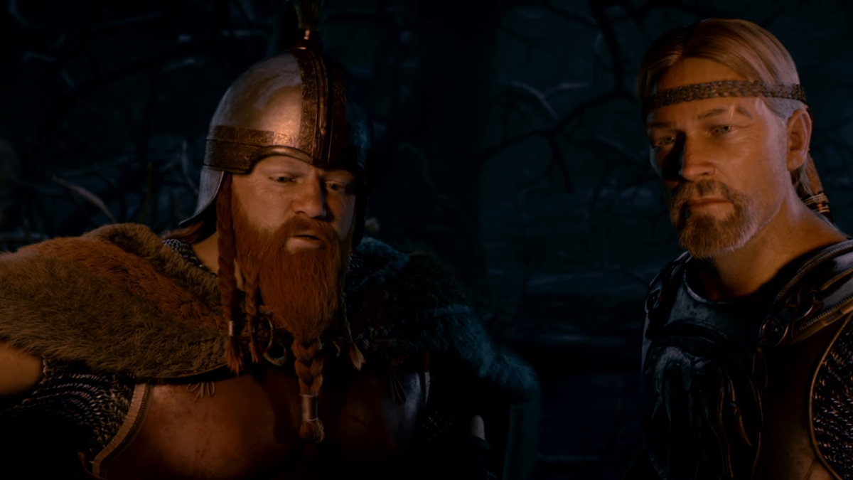 Беовульф и его соратник Виглаф в фильме Р. Земекиса 2007 г.