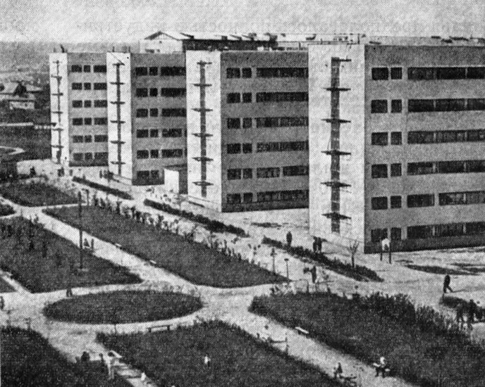 Всехсвятский студенческий городок, 1935–1940 гг. Фото: pastvu.com