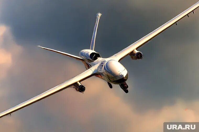 Беспилотники атаковали российские регионы. Фото: Создано в Midjourney © URA.RU