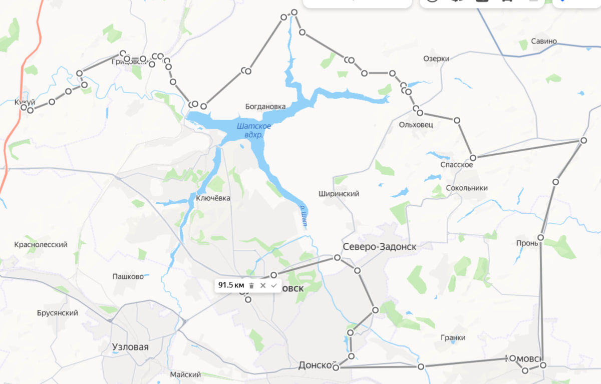 А это собственно тот самый "план на маршрут"