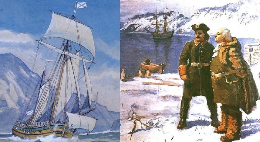 Витус Беринг и Алексей Чириков