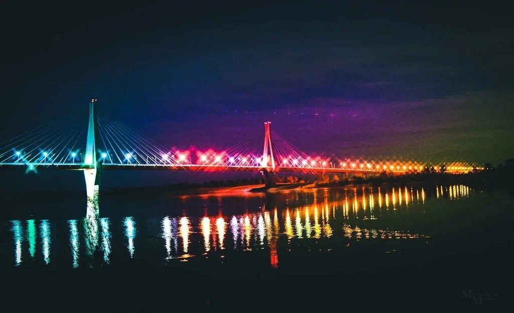 Подсветка моста в Муроме за 150 миллионов (фото из сети интернет)