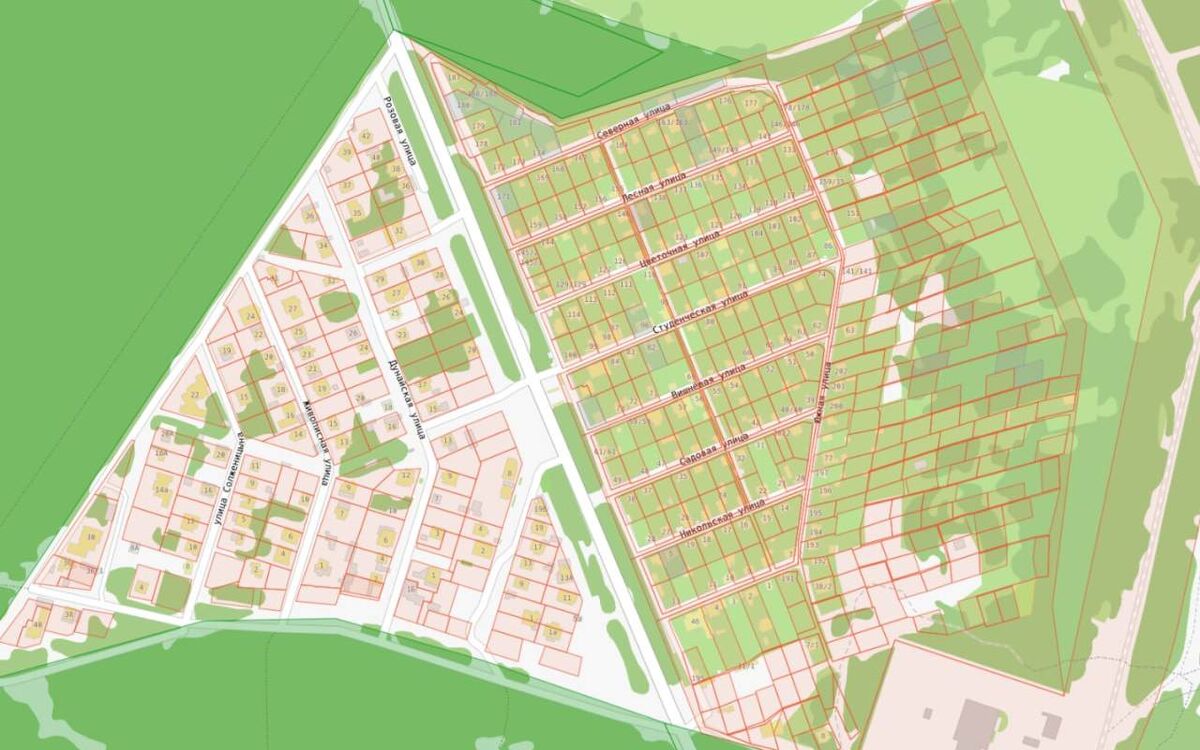    Схематозники добрались до элитного района Воронежа: олигарший пригород под угрозой Фото – Яндекс Карты