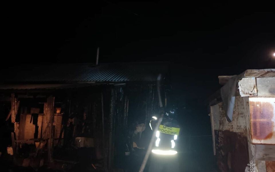    Пожар в Третьяковском районе