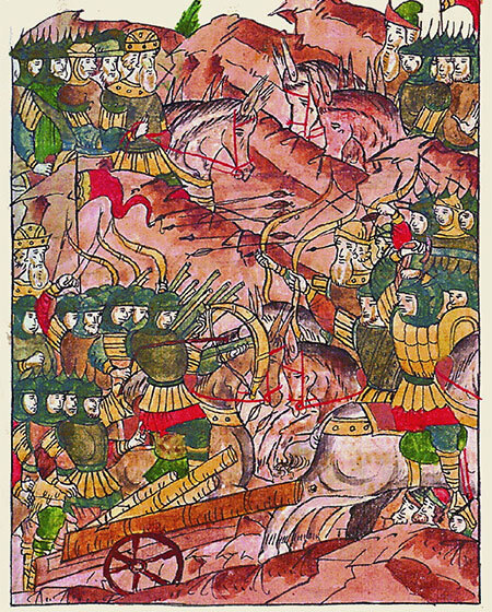 фотография из открытого доступа в интернете , Битва на Ворскле , 1399 год