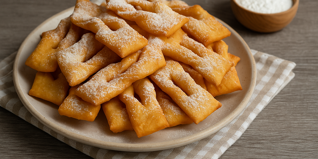 Хворост на кефире — хрустящее угощение к чаю