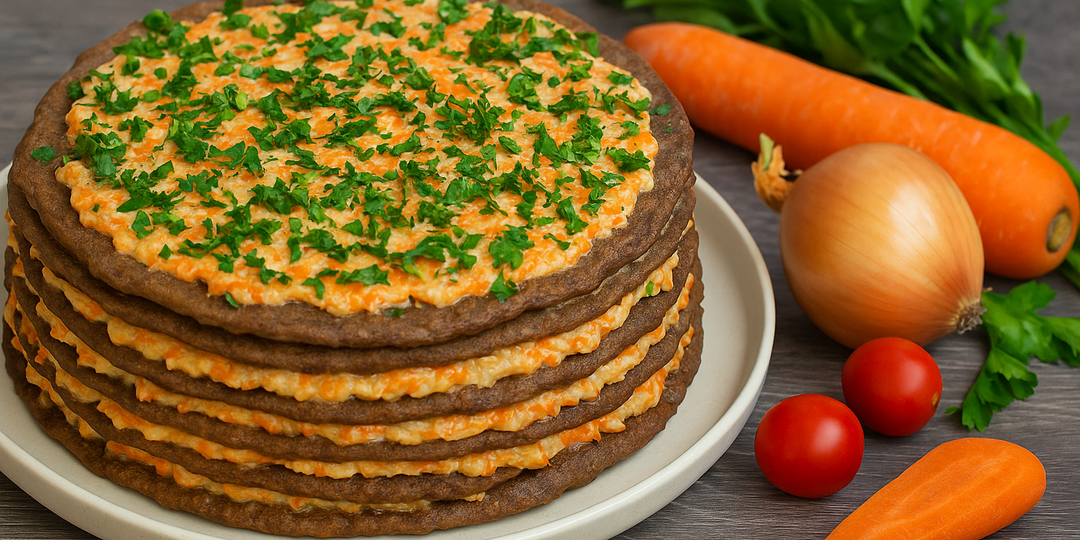 Печёночный торт — нежная закуска, которая украсит любой стол